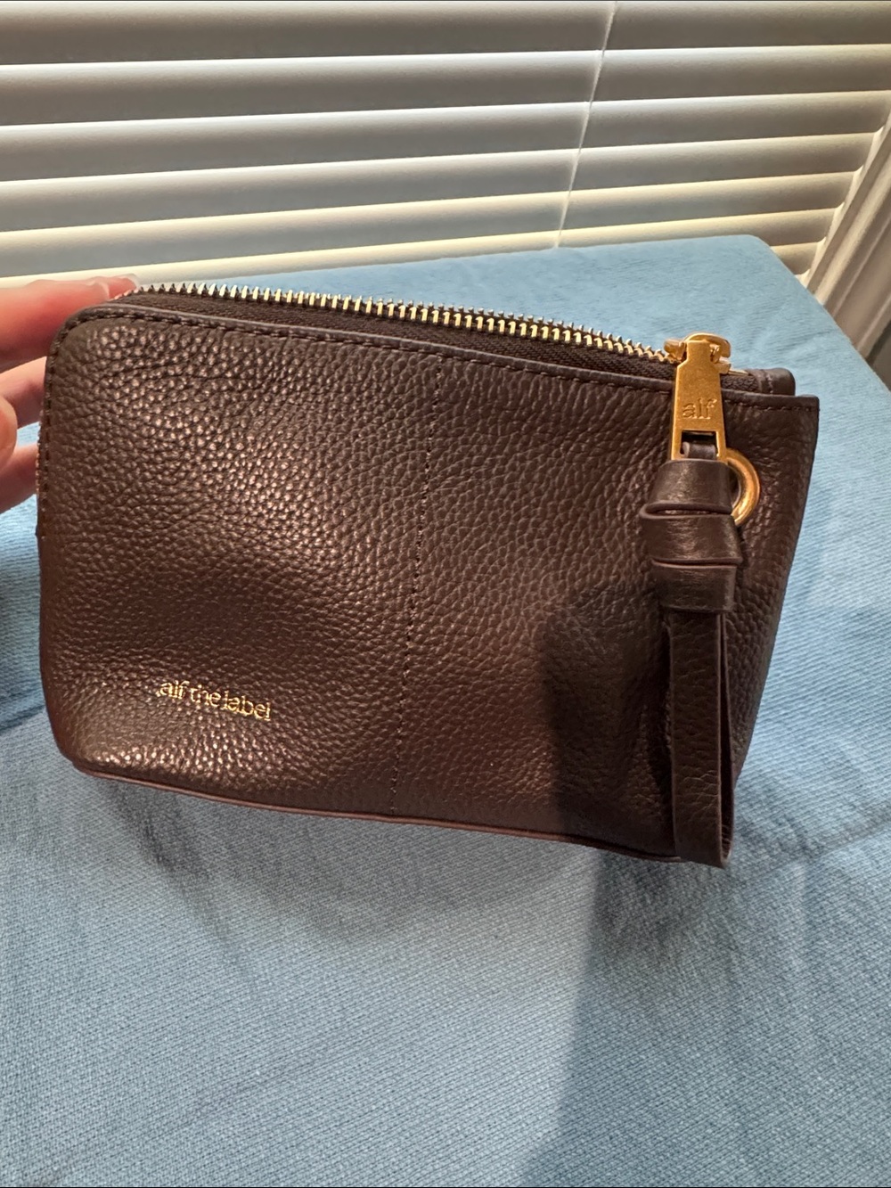 Alf The Label Brown Leather petite pouch